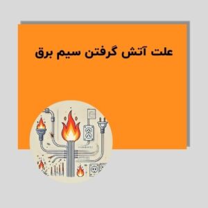 علت آتش گرفتن سیم برق